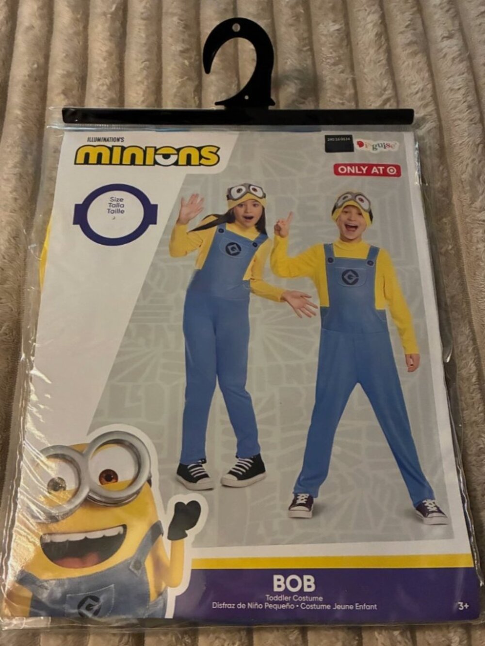 MINIONS BOB COSTUME-CHILD SMALL (4/6)-NWT!